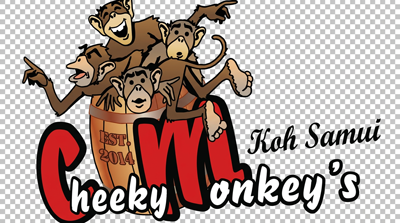 Cheeky Monkey's Koh Samui logo